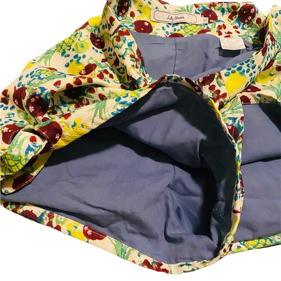 Lily Brown Japan tropical floral lined shorts medium hard to find! - Picture 5 of 7